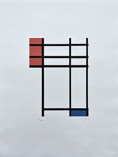 Piet mondrian composizione - -,