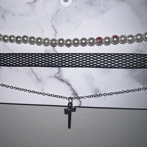 Target choker necklace faux - necklace,