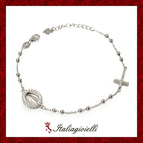 Raggiante bracciale rosario - bracciale, in