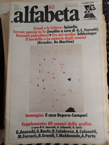 Rivista alfabeta caso depero - alfabeta,