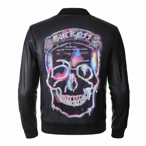 Giacca pelle strass biker - giacca,
