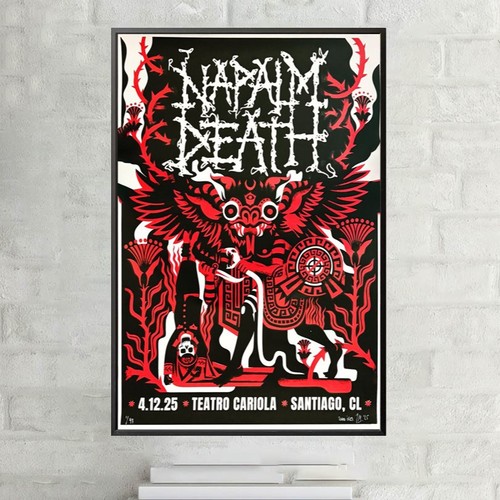 Poster napalm death - poster, live