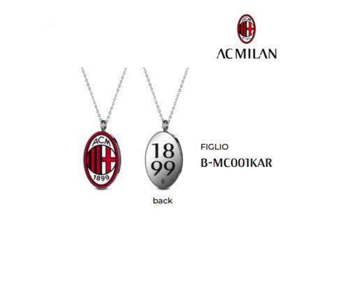 Collana milan con stemma ovale - collana,