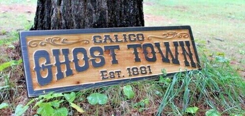 Western ghost town - western, sign