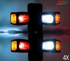 4x 12V 24V LED Rosso Bianco
