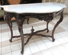 030550 Una consolle Luigi Filippo in noce dell'Ottocento