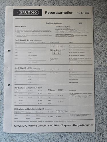 Grundig riparazione originale - riparazione,