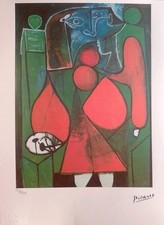Pablo Picasso Litografia Su