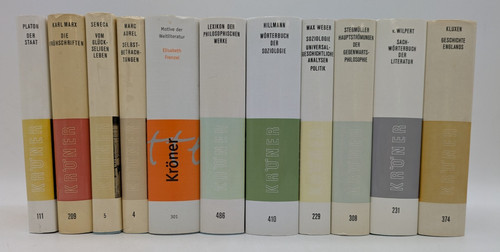 Kröner konvolut bücher - konvolut,,