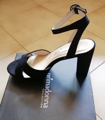 Sandalo donna nero - , elegante