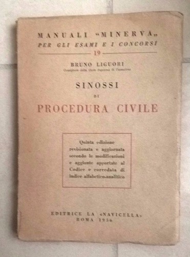 Sinossi procedura civile - sinossi,