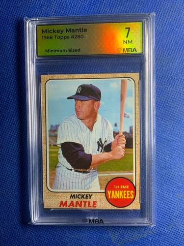 1968 topps 280 mickey - #280, mantle
