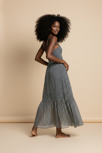 Maxi abito zara nero bianco - zara,