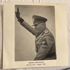 3989 33 Giri 7” DISCO DISCORSO DI BENITO MUSSOLINI 1936 PUBLIDISCO
