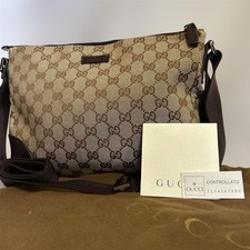 Borsa a tracolla Gucci GG tela