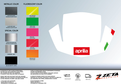 Adesivo maschera faro cupolino - adesivo,
