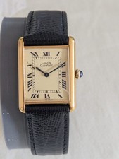 Cartier Tank Vermeil orologio