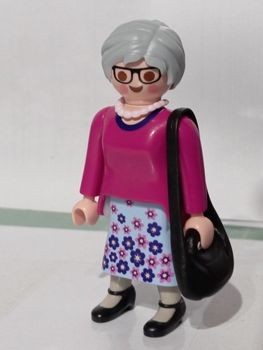 Playmobil figura anciana - playmobil,