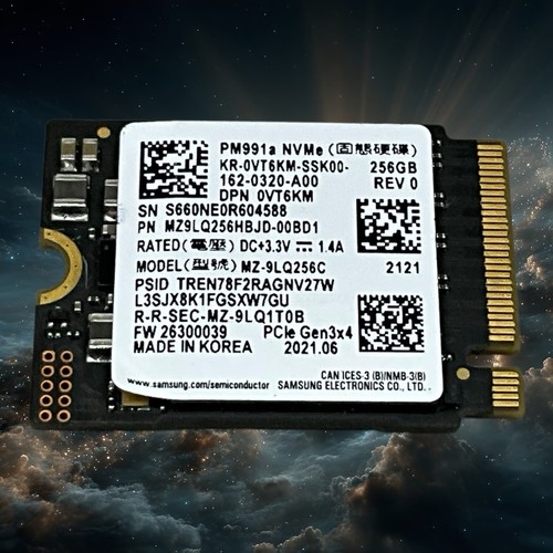 Samsung 256gb nvme pcle - samsung,