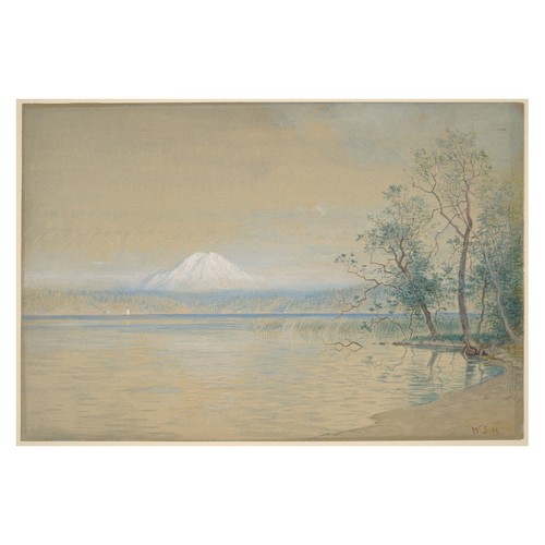 Poster paesaggio lago sereno - lago, |