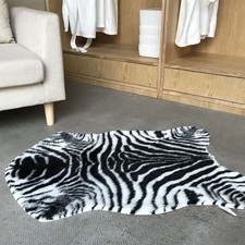  Tappeto a righe Zebra Cuscino