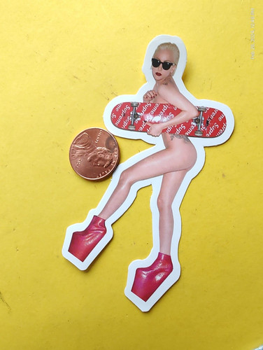 Adesivo sexy skateboard