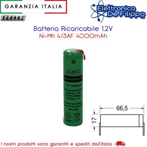 Batteria ricaricabile mh - ricaricabile, ni-mh