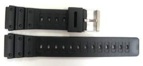 Cinturino orologio gomma nera - orologio,