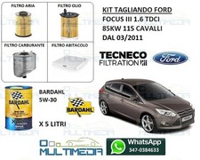 KIT TAGLIANDO FILTRI E OLIO