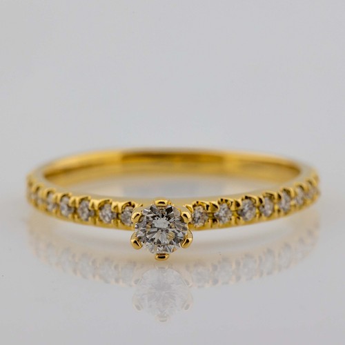 Anello oro giallo 18k - in,