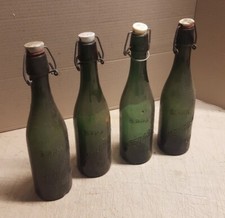 birra menabrea biella 4 bottiglie d'epoca 0.5 litri tappo macchinetta