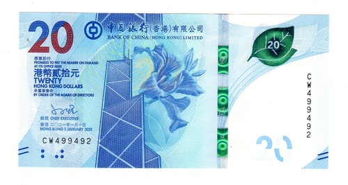 Hong kong banconota dollari - kong, 20