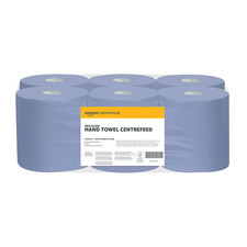 Asciugamani Di Carta, Rotolo Centrefeed 2 Veli Riciclata, 6 Rotoli (1 Confezione