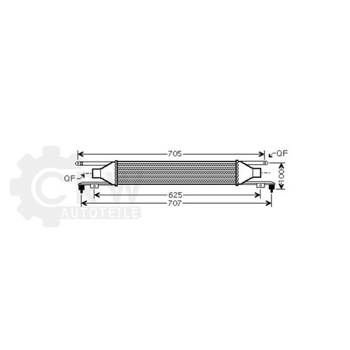 Intercooler per opel corsa - intercooler,