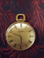 orologio da tasca meccanico tissot placcato oro