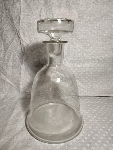 Glass bottle with cap - , 20th