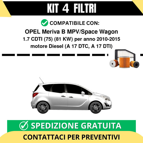 Kit filtri tagliando - 4,