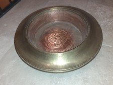 BRACIERE ANTICO D'EPOCA VINTAGE ANTIQUARIATO MODERNARIATO IN RAME E OTTONE