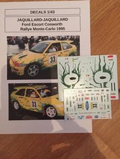 DECALS 1/43 FORD ESCORT