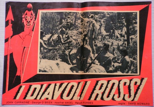 Fotobusta diavoli rossi - fotobusta, 1951
