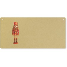 'Schiaccianoci in legno' grande targa da parete in legno / insegna per porta (DP00072921)