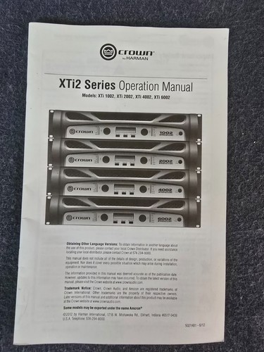 Manuale funzionamento crown - manuale,
