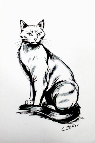 Disegno inchiostro originale - a,