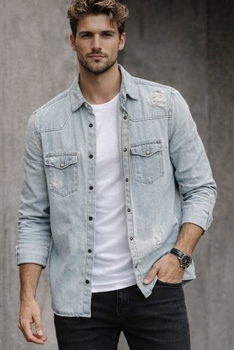 Zara man distressed men - distressed, men's