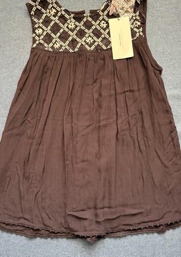 Top con perline zara - top,
