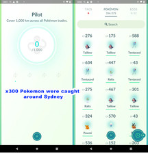 Pokemon Go x300 Pokemon