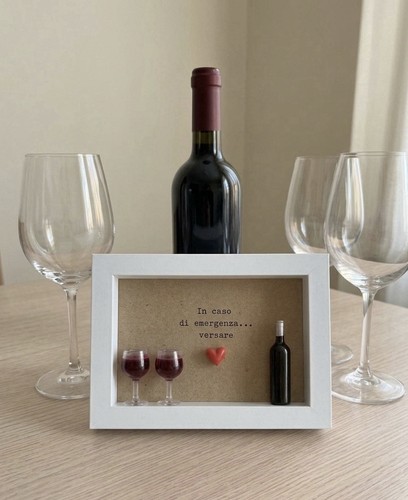 Quadretto vino caso - vino, di