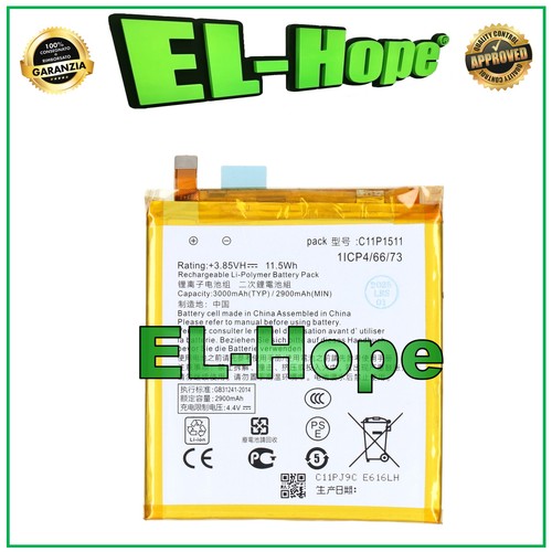 Batteria c11p1511 per asus - c11p1511,
