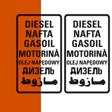 Adesivi DIESEL set di 2 L