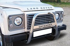 Sport Bull Bar protezione anteriore inox lucido 60mm Land Rover Defender 110